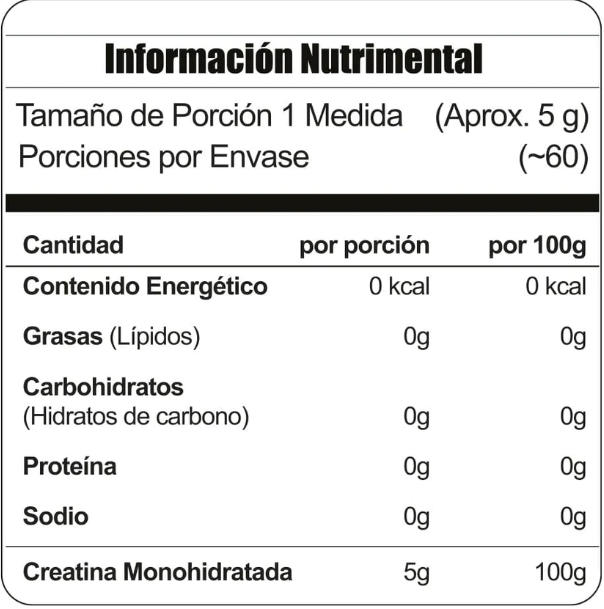 Creatina Meta - 60 servicios (300grs)