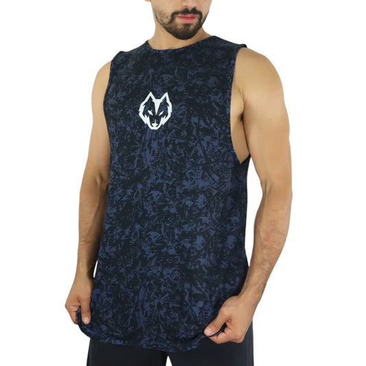 Tank Top Bad wolf - Azul Jaspe