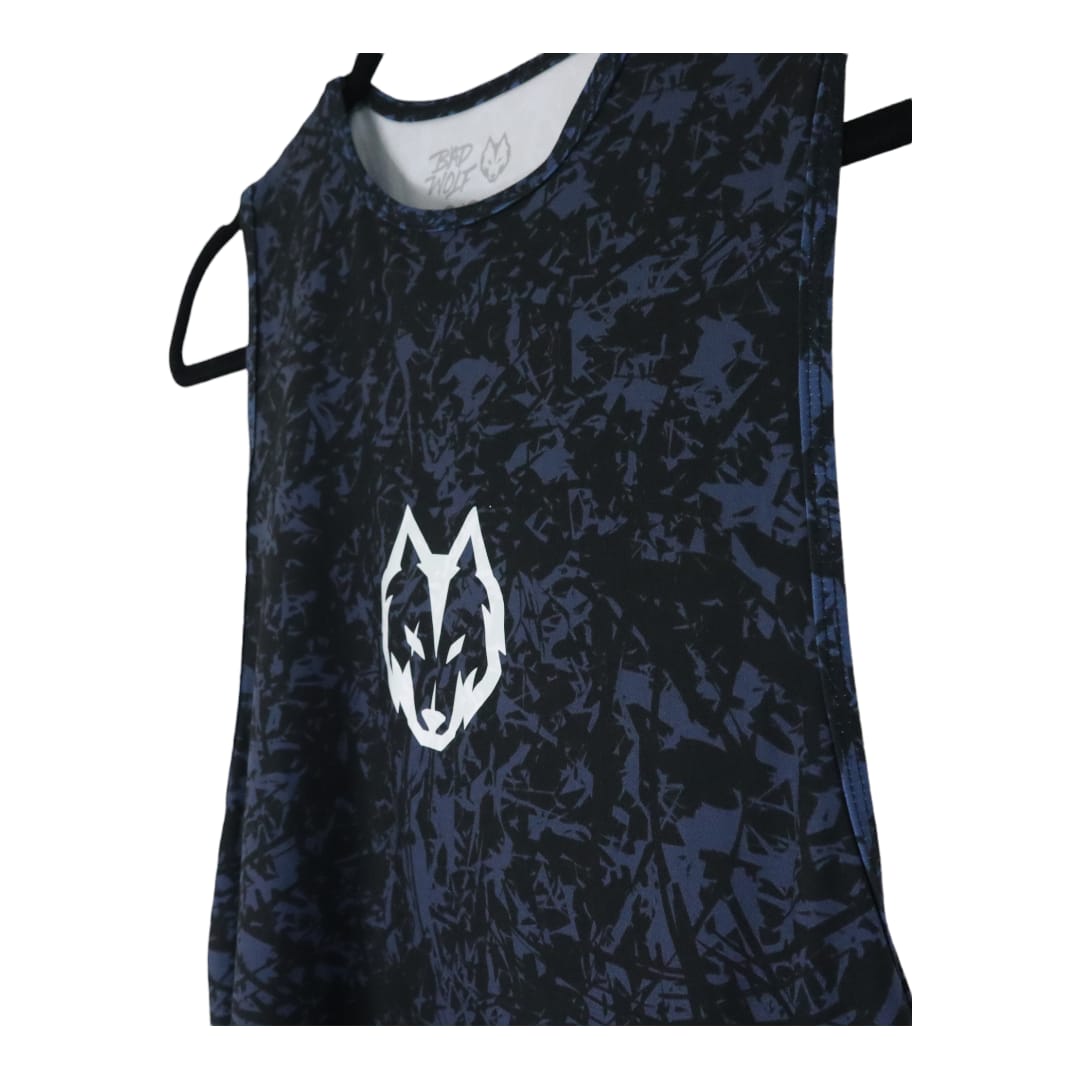 Tank Top Bad wolf - Azul Jaspe