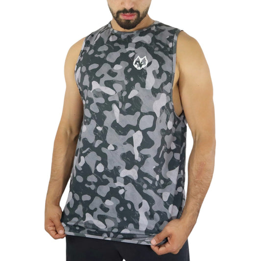 Tank Top Bad wolf - Cammo Gris