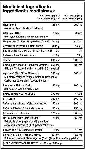 Domin8 Pre workout - 20 servings