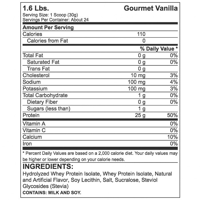 Iso 100 - 1.3 lbs