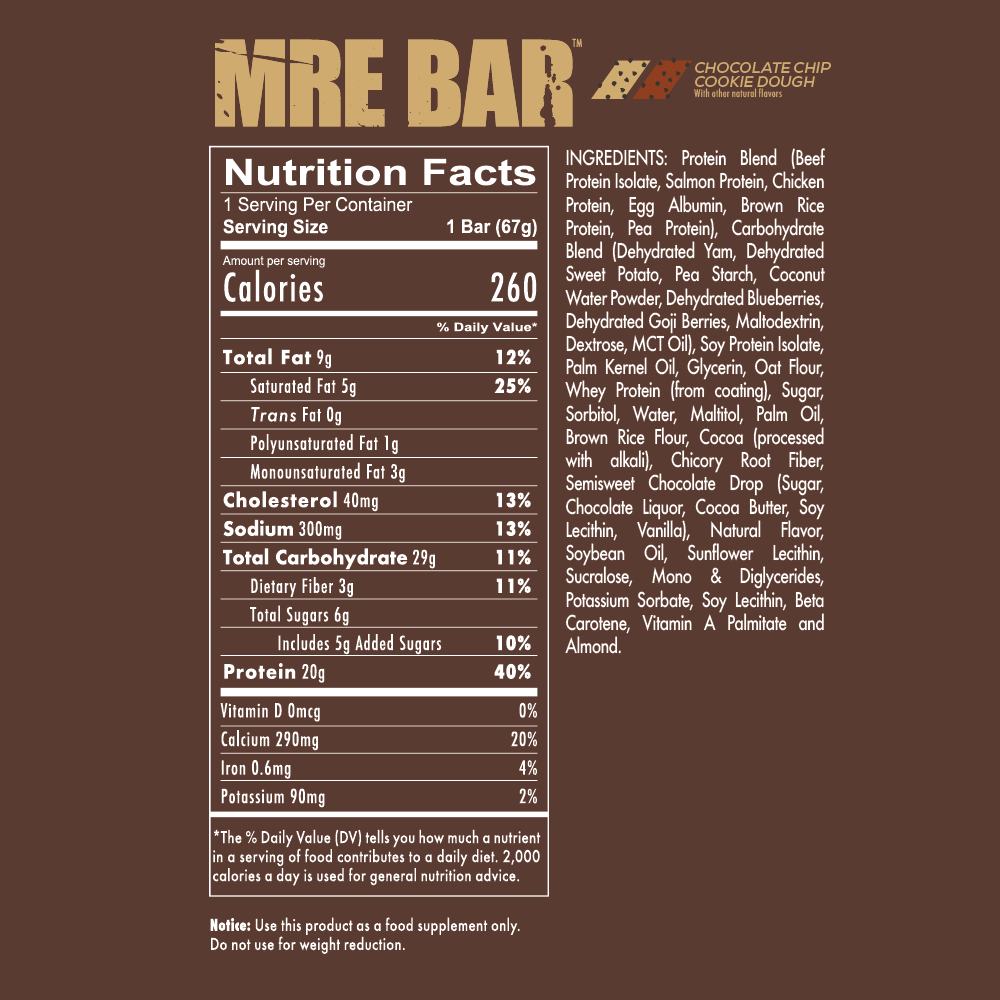 MRE Bar - 12 barritas