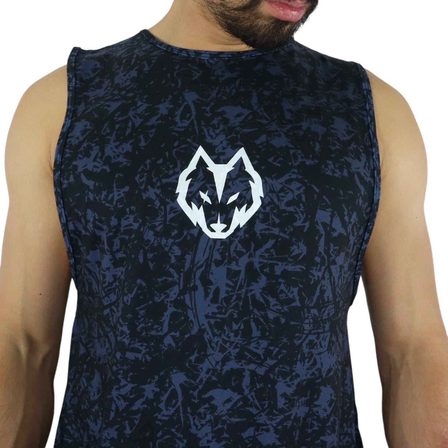 Tank Top Bad wolf - Azul Jaspe