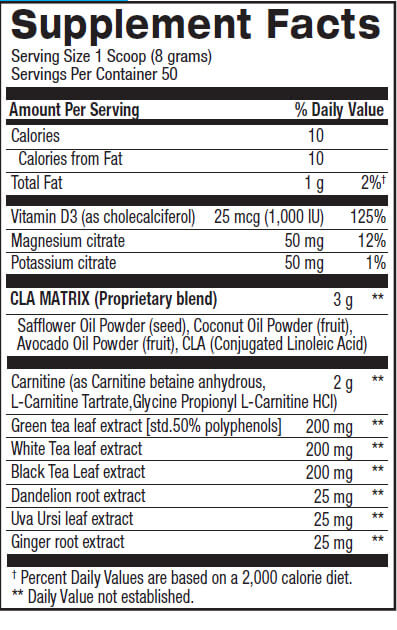 CLA+CARNITINE SHREDDED - 50 SERVICIOS