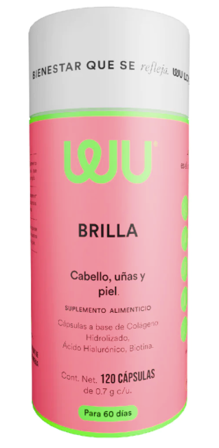 BRILLA Piel radiante + Uñas resistentes + Cabello brilloso - WU