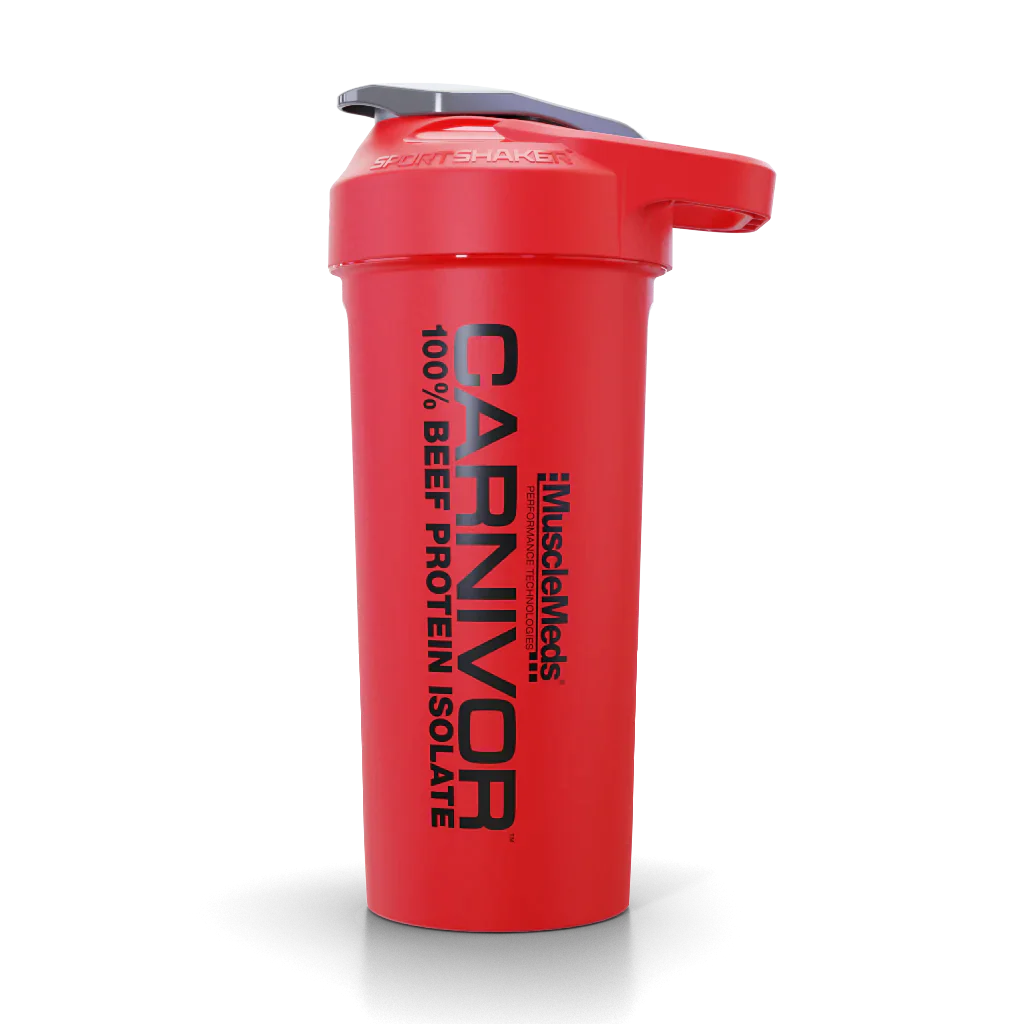 Shaker Carnivor Toro - 20 OZ Rojo