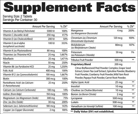 Mens Multi Vitamin + Test - 150 ct