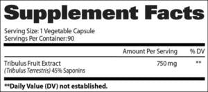 Tribulus GAT - 90 CAPS
