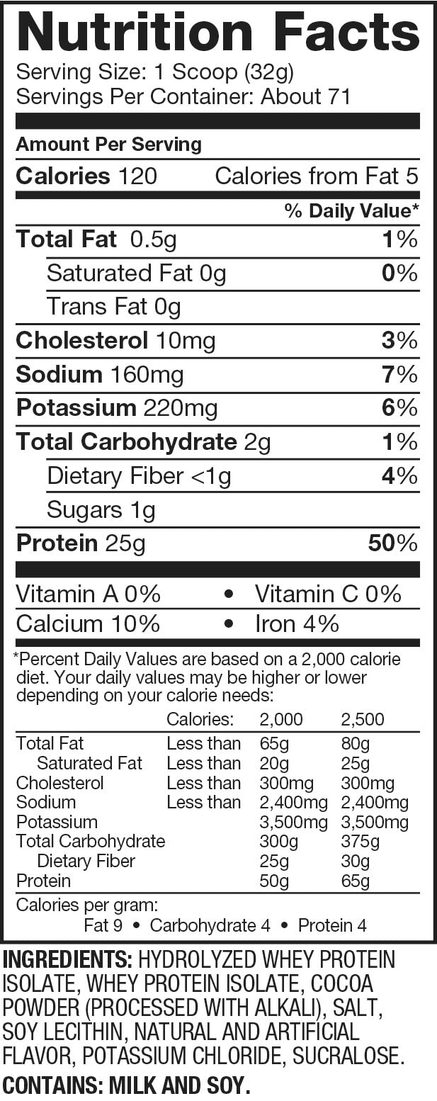 ISO 100 - 3 lbs