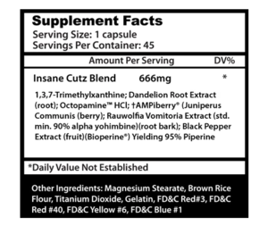 Insane Cutz - 45 Ct