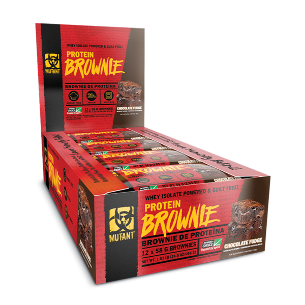 Protein Brownie Mutant - 12 barras