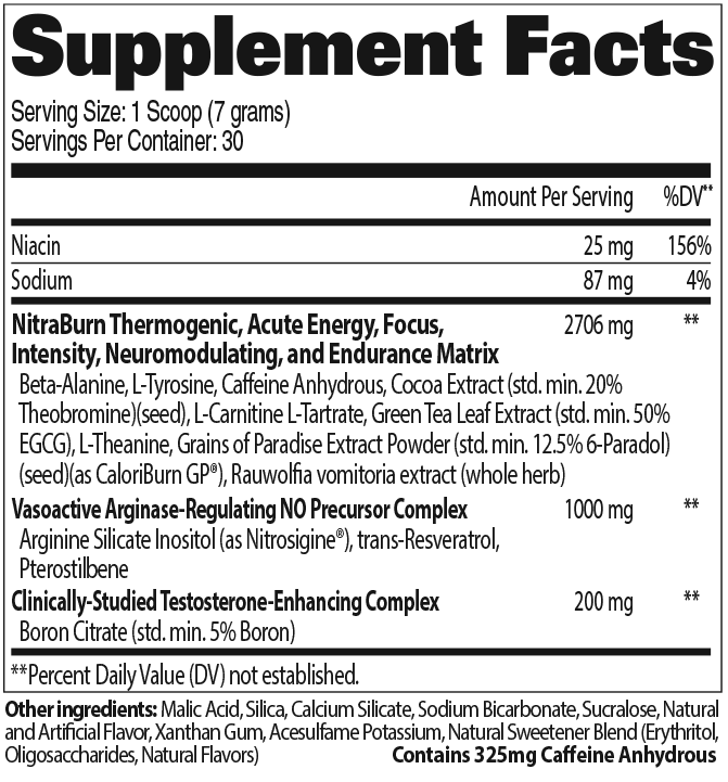 Nitraflex Burn - 30 servcios