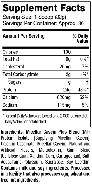 NITRO TECH PERF SERIES CASEIN GOLD - 5lbs