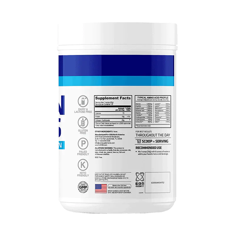 USN COLLAGEN PEPTIDES 600 GRS