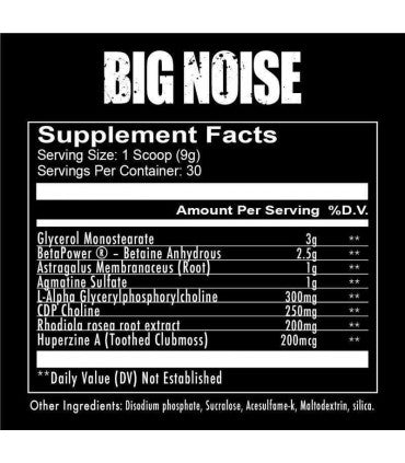 Big Noise Pre Workout - 30 servicios