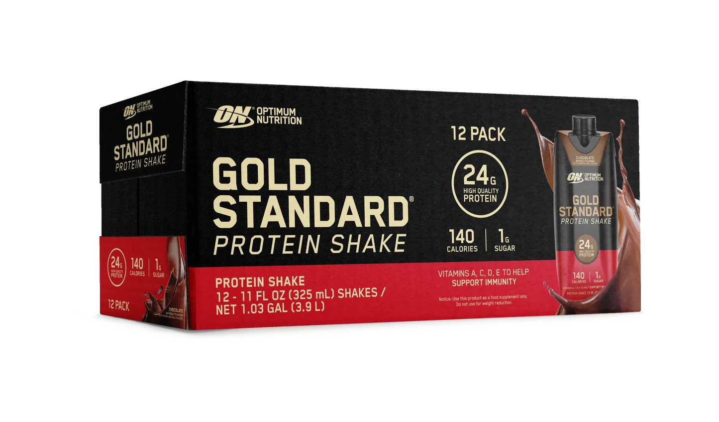 GOLD STANDARD PROTEIN SHAKE - 325 ml INDIVIDUAL