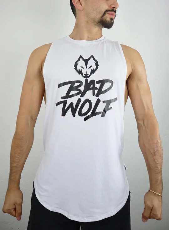 Stringer Abierta Bad Wolf - Blanco