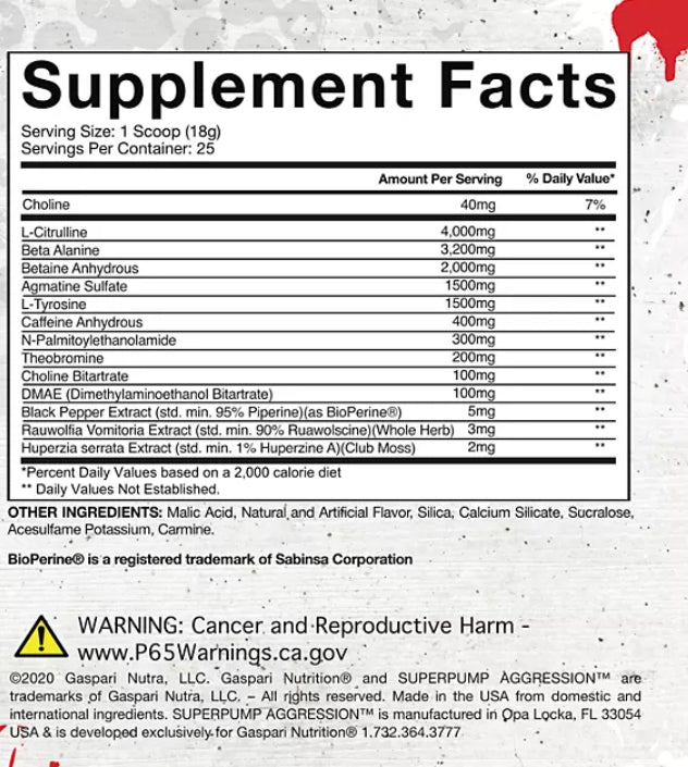 Super Pump Agression - 25 servicios