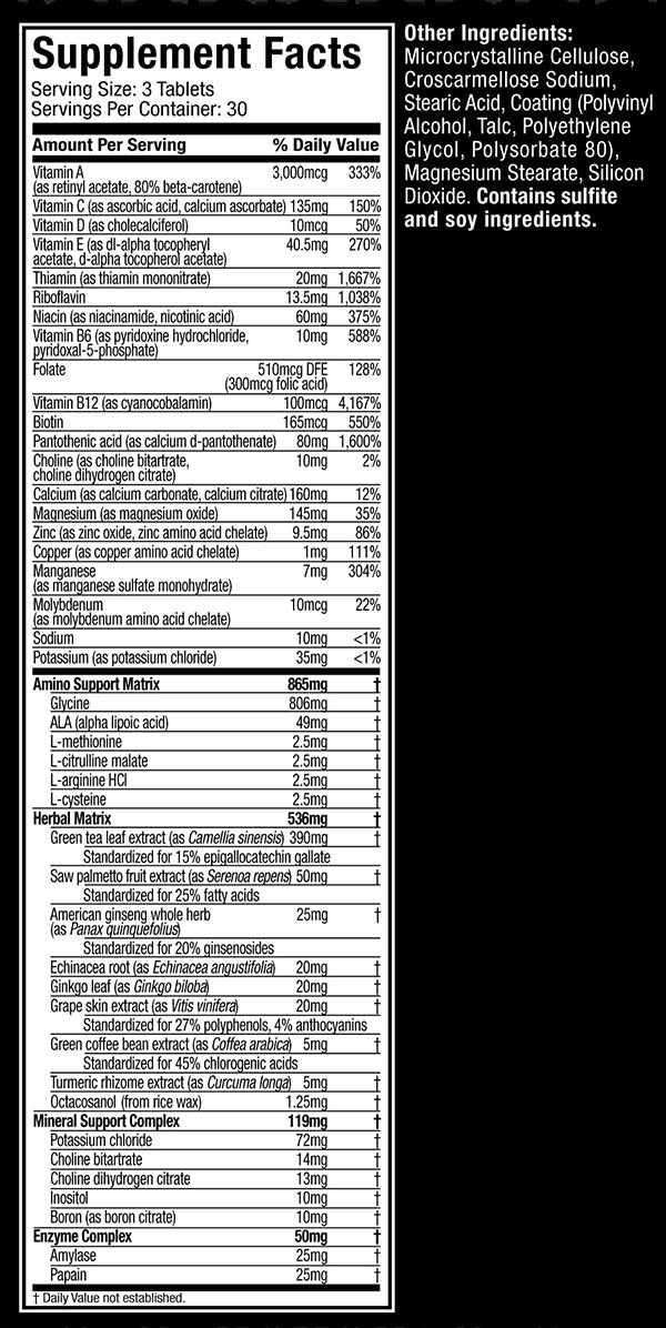 Platinum Multivitaminico - 90 tabletas