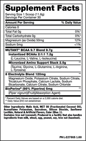 Mutant BCAA 9.7 - 30 Servicios