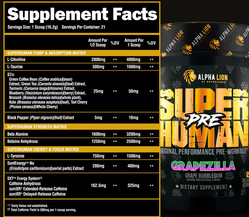 Super Human PRE - 21 Servicios