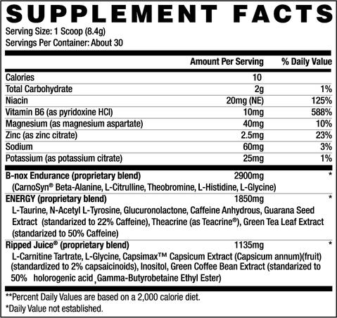 Bull nox Ripped - 30 servicios